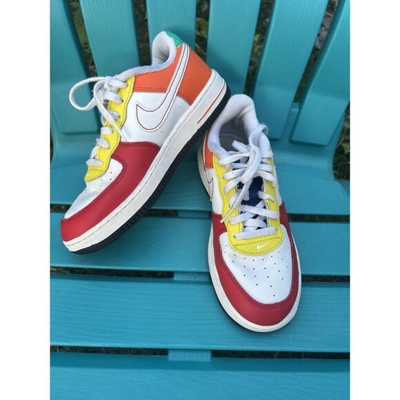 Nike Air Force 1 Low LV8 Rubik's Cube FN6978-657 size 2.5Y EU 34 - Picture 1 of 11
